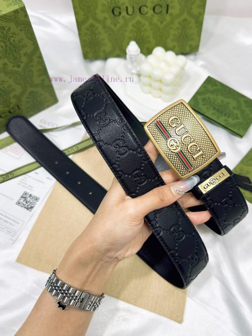 Belt Gucci Gucci️The waistband is made of 100% cowhide, ensuring genuine leather. The 24k pu j2kvxhxu - Image 3