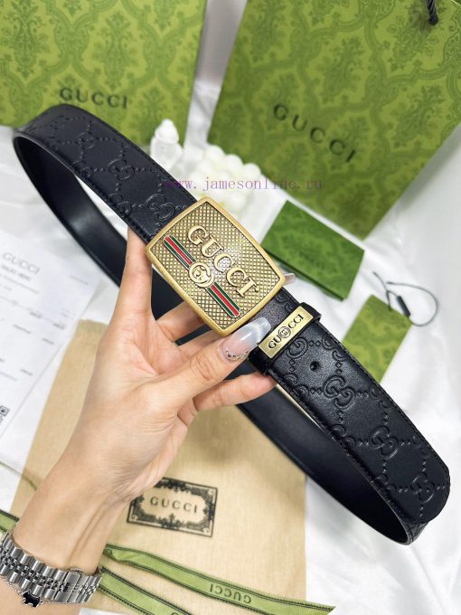 Belt Gucci Gucci️The waistband is made of 100% cowhide, ensuring genuine leather. The 24k pu j2kvxhxu - Image 5