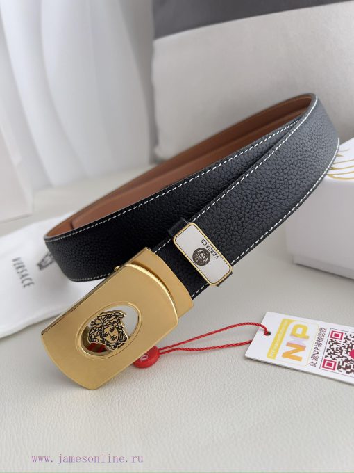Versace Versace. ️ Belt and belt automatic beltAutomatic belt, classic head buckle made of p 6rc8e0gc