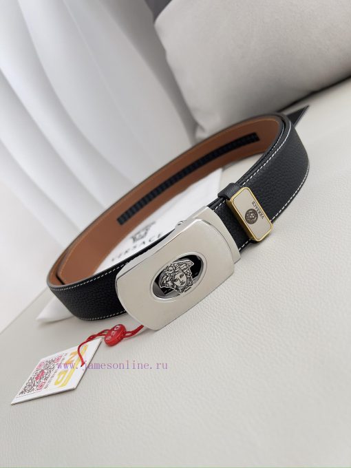Versace Versace. ️ Belt and belt automatic beltAutomatic belt, classic head buckle made of p 6rc8e0gc - Image 5
