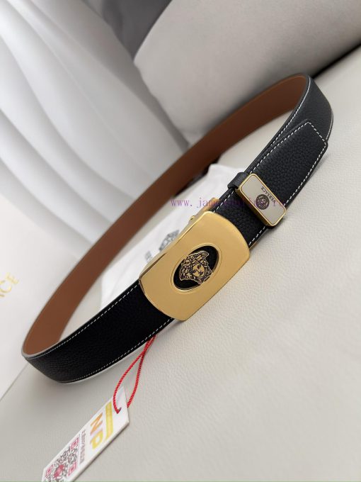 Versace Versace. ️ Belt and belt automatic beltAutomatic belt, classic head buckle made of p eiklrmpl - Image 4
