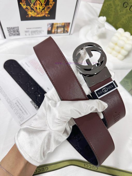 Belt Gucci Gucci️The waistband is made of 100% head layer cowhide, ensuring the rotating use go0gm0bw - Image 7