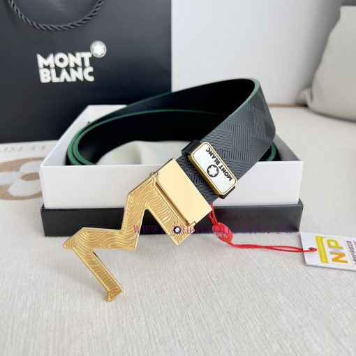 Montblanc Montblanc ️ Belt and beltBuckle, new original classic boutique two-color buckle, p lijdws3k