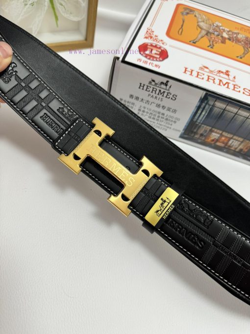 Hermes Hermès  Material: Leather Belt with 100% Head Layer. The leather belt is guaranteed t 7yu382sm - Image 7