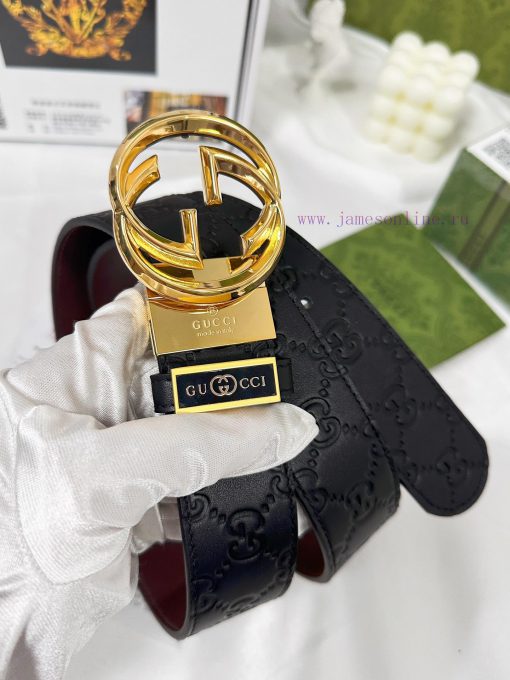 Belt Gucci Gucci️Belt made of 100% head layer cowhide, guaranteed genuine leather, 24k rotat woqzm8h2 - Image 5