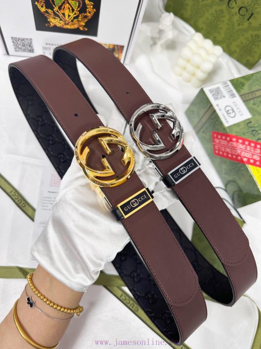 Belt Gucci Gucci️Belt made of 100% head layer cowhide, guaranteed genuine leather, 24k rotat 5h2o89u3 - Image 7
