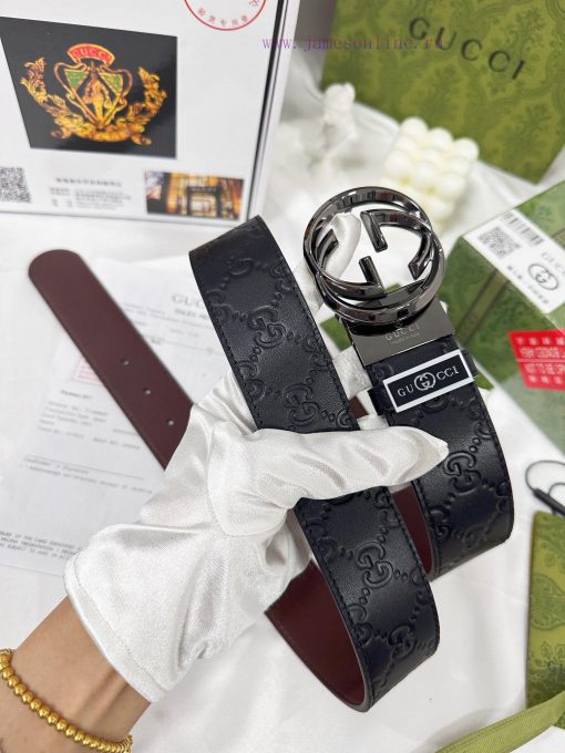 Belt Gucci Gucci️Belt made of 100% head layer cowhide, guaranteed genuine leather, 24k rotat f70858e3 - Image 2