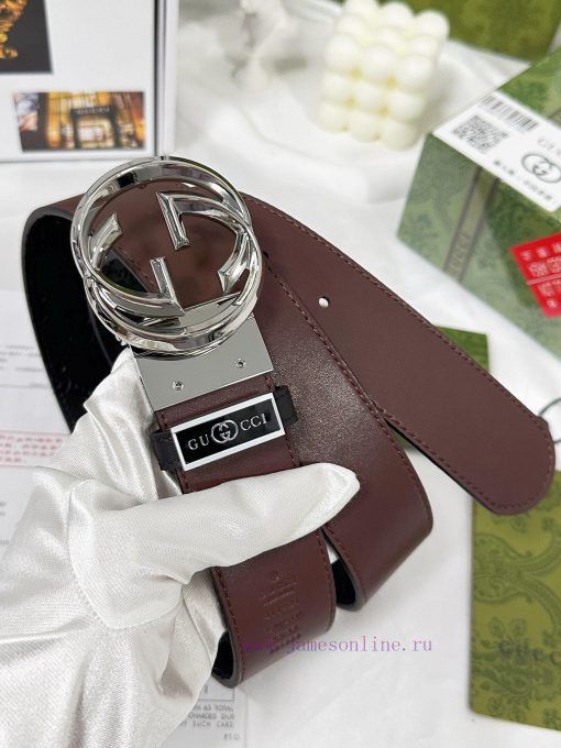 Belt Gucci Gucci️Belt made of 100% head layer cowhide, guaranteed genuine leather, 24k rotat woqzm8h2 - Image 8