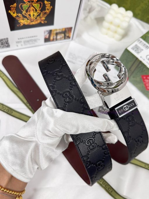 Belt Gucci Gucci️Belt made of 100% head layer cowhide, guaranteed genuine leather, 24k rotat woqzm8h2 - Image 10