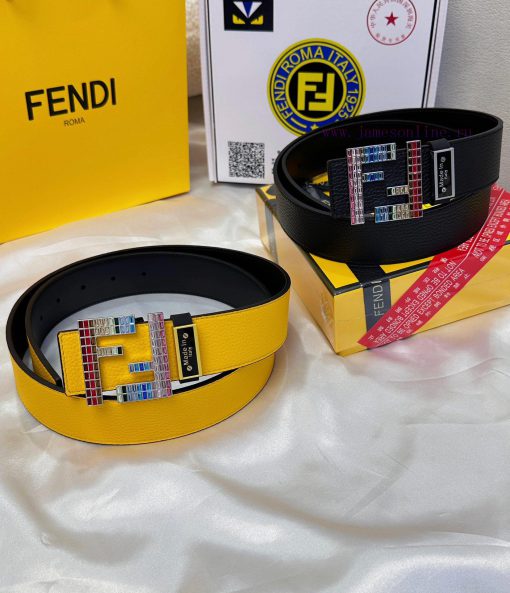 Belt FENDI Fendi ReproductionThe waistband is made of 100% head layer cowhide, ensuring genu ejik9d6c