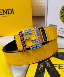 Belt FENDI Fendi ReproductionThe waistband is made of 100% head layer cowhide, ensuring genu xf9j7lpt