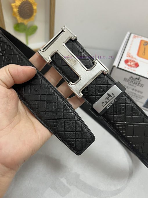 Hermes Hermès  Material: Leather Belt with 100% Head Layer. The leather belt is guaranteed t 4i1bmvg0 - Image 4