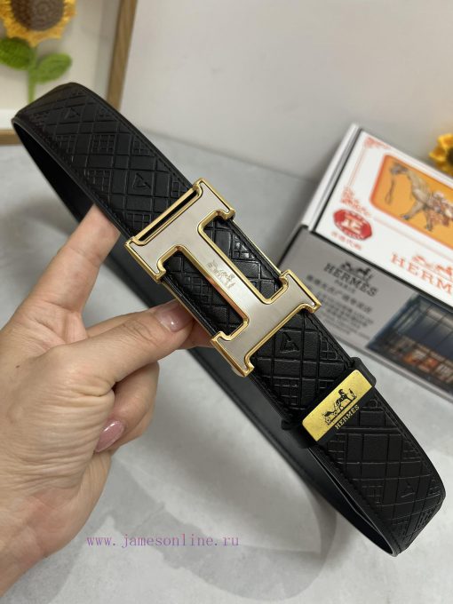 Hermes Hermès  Material: Leather Belt with 100% Head Layer. The leather belt is guaranteed t 28ae6a4x - Image 6