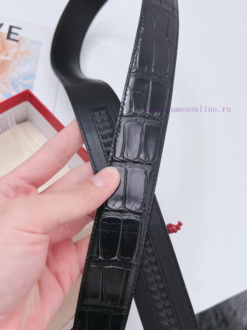 Prada stainless steel automatic buckle belt with a width of 3.5CM KGB2I180 quality style, hi tg00o3uy - Image 8