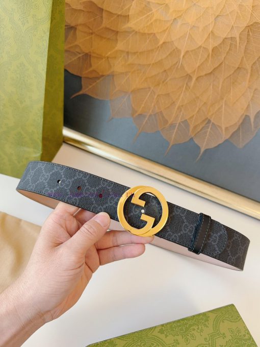 GUCCI. GucciThe complete set of GG Supreme canvas belt is made with environmentally friendly esmb8n8g