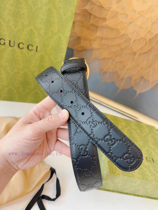 GUCCI. GucciFull set of 3.8cm imported calf leather embossing, authentic 11 perfect replica 4o1hujg7 - Image 5