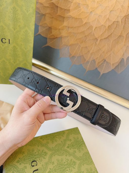 GUCCI. GucciFull set of 3.8cm imported calf leather embossing, authentic 11 perfect replica 1nui95nw - Image 2