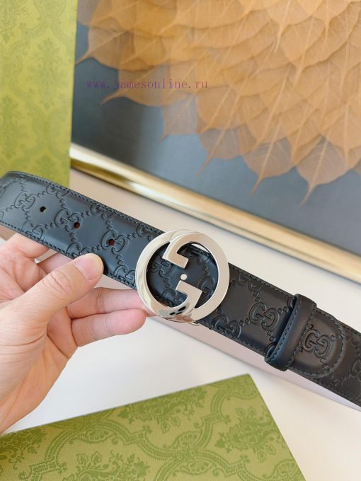 GUCCI. GucciFull set of 3.8cm imported calf leather embossing, authentic 11 perfect replica 1nui95nw - Image 3