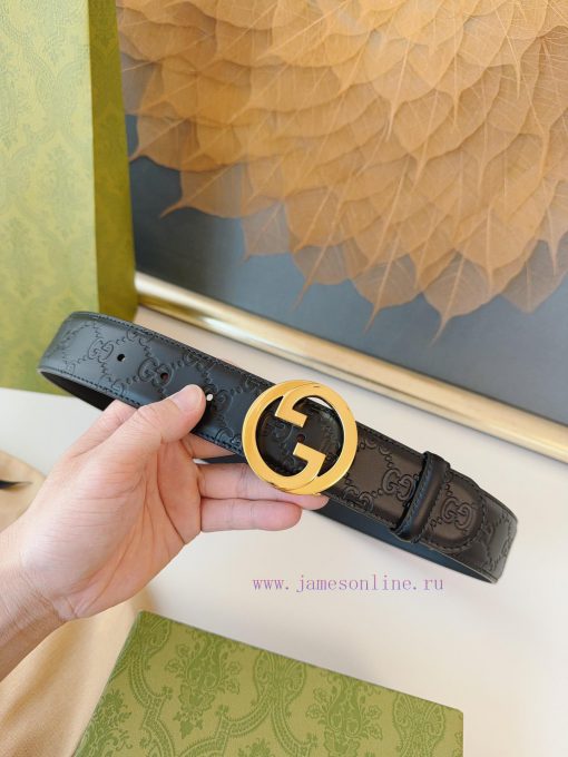 GUCCI. GucciFull set of 3.8cm imported calf leather embossing, authentic 11 perfect replica wl67qddv