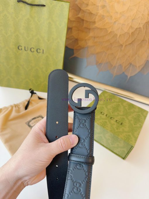 GUCCI. GucciFull set of 3.8cm imported calf leather embossing, authentic 11 perfect replica hnijyk7x - Image 4