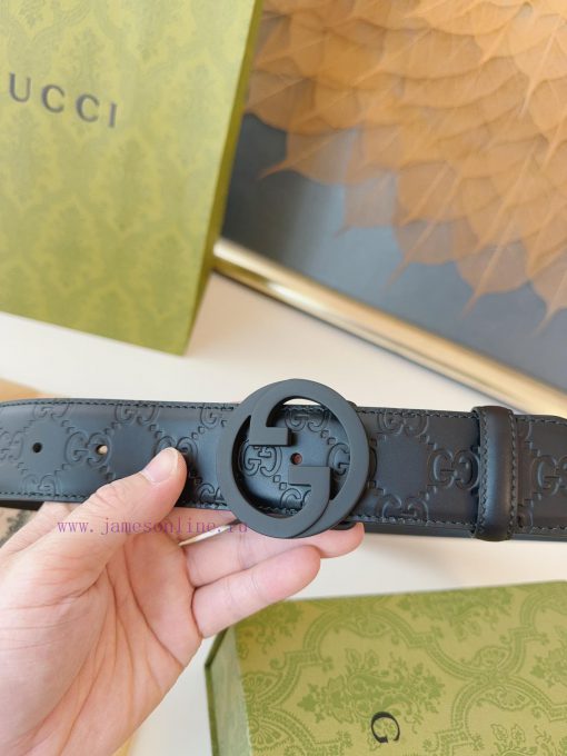 GUCCI. GucciFull set of 3.8cm imported calf leather embossing, authentic 11 perfect replica hnijyk7x - Image 6