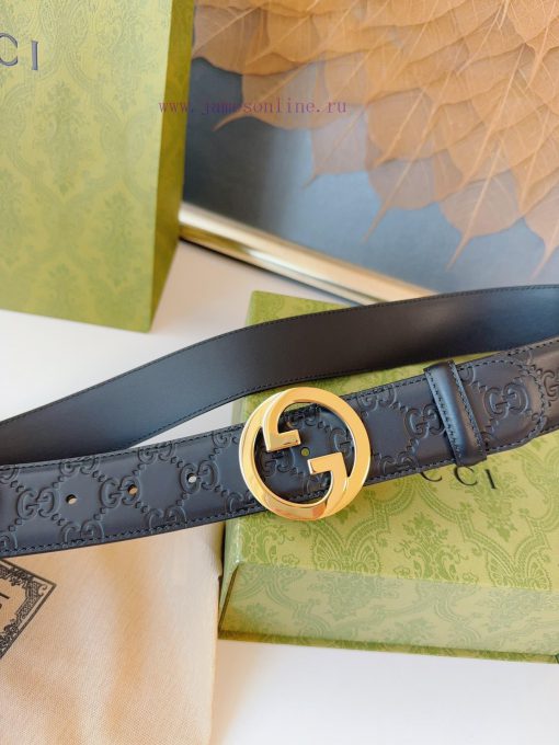 GUCCI. GucciFull set of 3.8cm imported calf leather embossing, authentic 11 perfect replica wl67qddv - Image 4