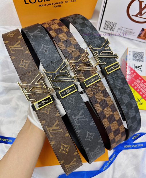Belt LV Louis Vuitton Top Remakes-The belt is made of 100% imported original cowhide, ensuri 4fcdvd99 - Image 2