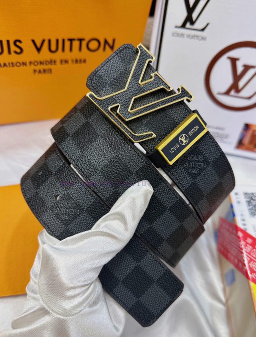 Belt LV Louis Vuitton Top Remakes-The belt is made of 100% imported original cowhide, ensuri geb6uiby - Image 3