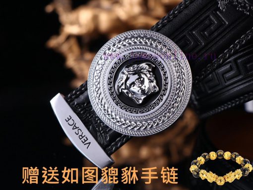 Belt Versace Ver…️The waistband is made of 100% head layer cowhide, hand woven to ensure tha bgjo5vs9 - Image 7