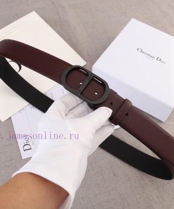 3.5cm width Dior drop pattern wireless strap/Made of imported double-sided cowhide, with del 4yu67pdp