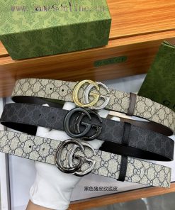 Reproduction, GUCCI.Gucci, Size 4.0cm, with waterproof fabric color printed brown big G logo ys8whr26