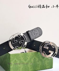 New Gucci letter printed embossed pure steel size 3.8CM fbkcdf6r