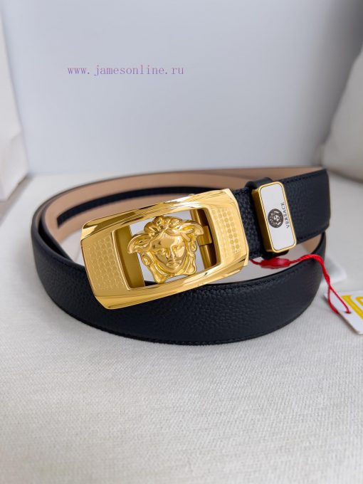 Versace Versace. ️ Belt and belt automatic beltAutomatic belt, classic head buckle made of p p0btujnw