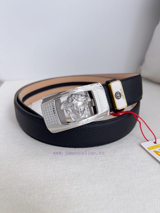 Versace Versace. ️ Belt and belt automatic beltAutomatic belt, classic head buckle made of p zb6sfedr - Image 2