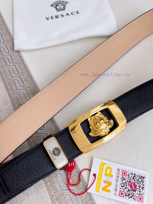 Versace Versace. ️ Belt and belt automatic beltAutomatic belt, classic head buckle made of p g61pbtdw - Image 5