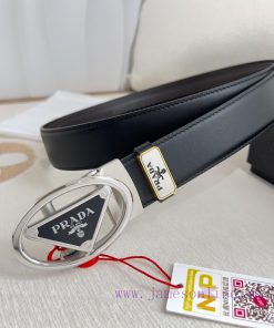 Prada. Prada Belt Automatic BeltAutomatic belt, classic pure steel material automatic buckle zihngv13
