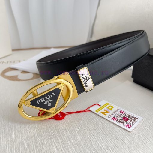 Prada. Prada Belt Automatic BeltAutomatic belt, classic pure steel material automatic buckle zihngv13 - Image 3