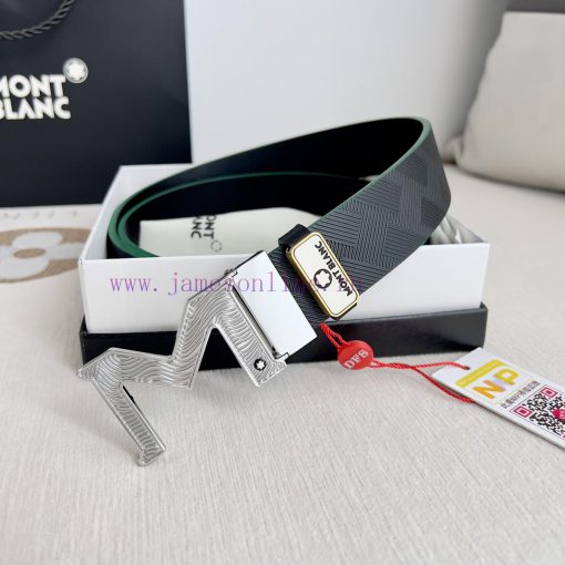 Montblanc Montblanc ️ Belt and beltBuckle, new original classic boutique two-color buckle, p 8m1iidh3