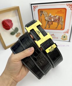 Hermes Hermès  Material: Leather Belt with 100% Head Layer. The leather belt is guaranteed t chixh096