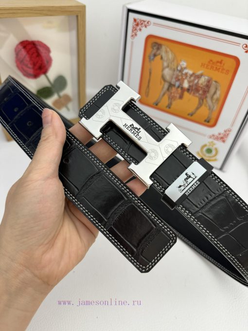 Hermes Hermès  Material: Leather Belt with 100% Head Layer. The leather belt is guaranteed t aeigs3je - Image 8