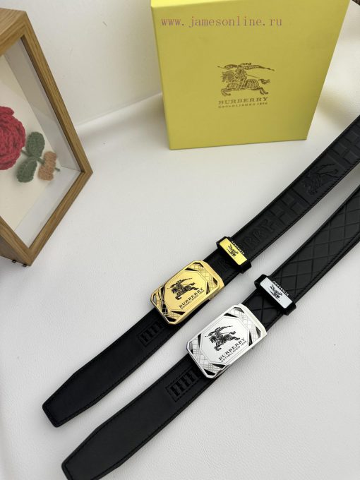 Burberry automatic beltMaterial: Leather Belt with 100% Head Layer. The leather belt is guar 3i0sgc8x - Image 2