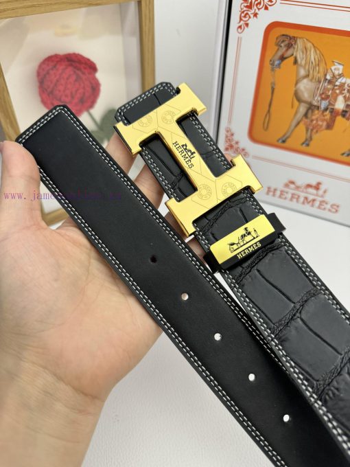 Hermes Hermès  Material: Leather Belt with 100% Head Layer. The leather belt is guaranteed t aeigs3je - Image 9