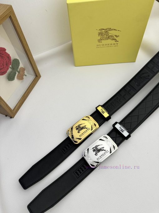 Burberry automatic beltMaterial: Leather Belt with 100% Head Layer. The leather belt is guar s4atph84 - Image 9