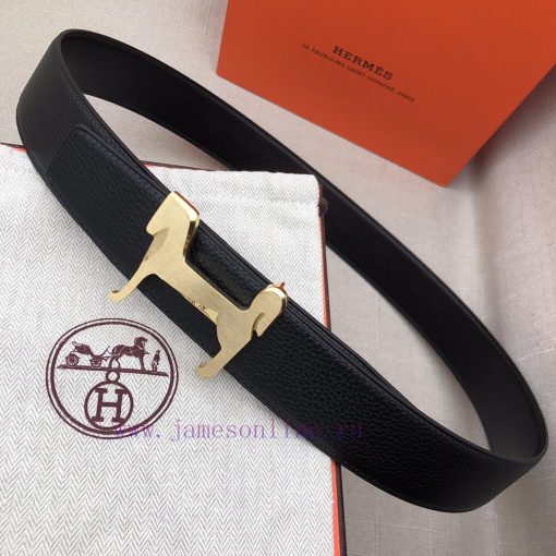 H Home Double Headed Sharp Double sided Original Imported First layer Cowhide Black Litchi P e958nlxo
