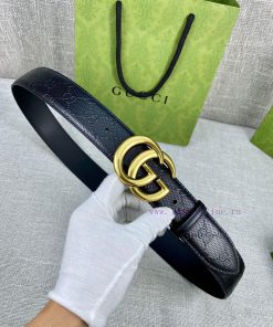Width of 4.0cm, paired with the original belt buckle, the belt is crafted from Gucci Signatu ifoakudg