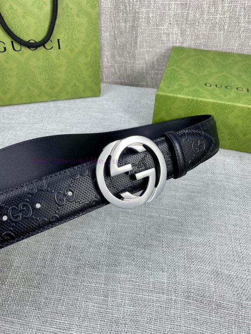 Width of 4.0cm, paired with the original belt and steel buckle waistband, crafted from Gucci t5p1gi77 - Image 4
