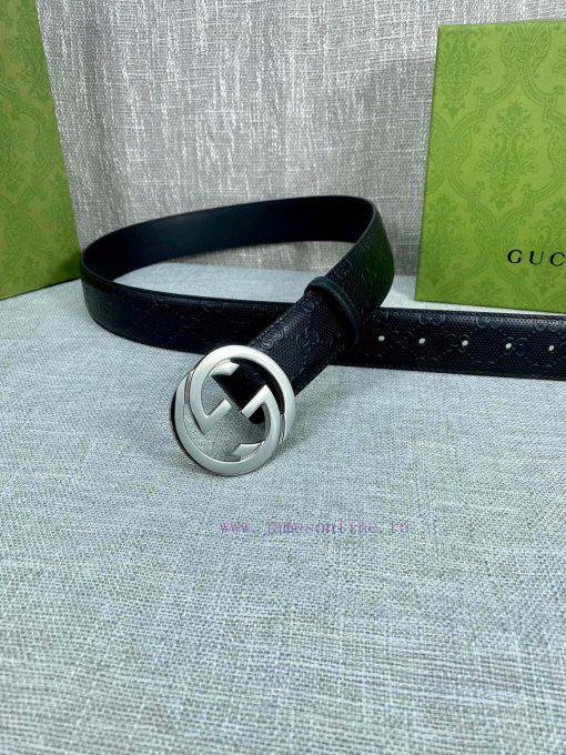 Width of 4.0cm, paired with the original belt and steel buckle waistband, crafted from Gucci t5p1gi77 - Image 5