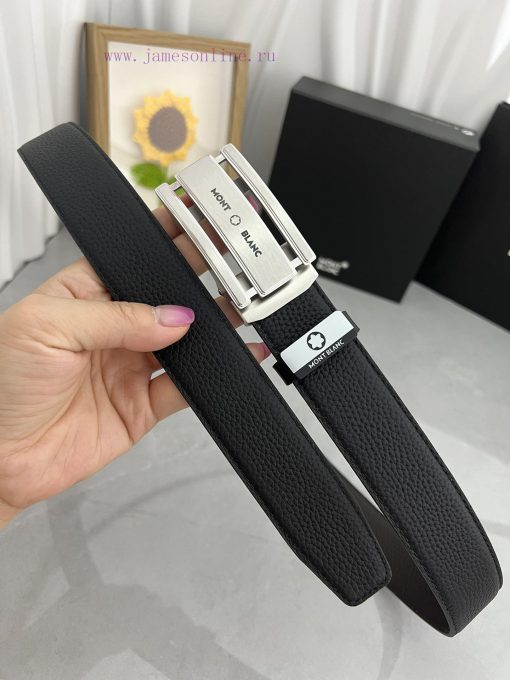 Montblanc Automatic BeltMaterial: Leather Belt with 100% Head Layer. The leather belt is gua u0uwy7zf - Image 3