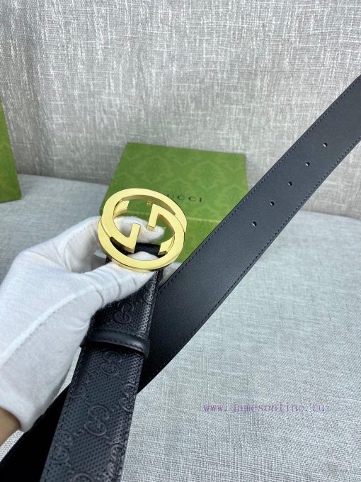 Width of 4.0cm, paired with the original belt and steel buckle waistband, crafted from Gucci t5p1gi77 - Image 9