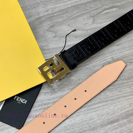 Comes with a complete gift boxFENDI/Fendi's 38MM wide logo design with wide belt, original p 9fbt9lpp - Image 4